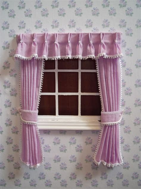 Printable Dollhouse Curtains